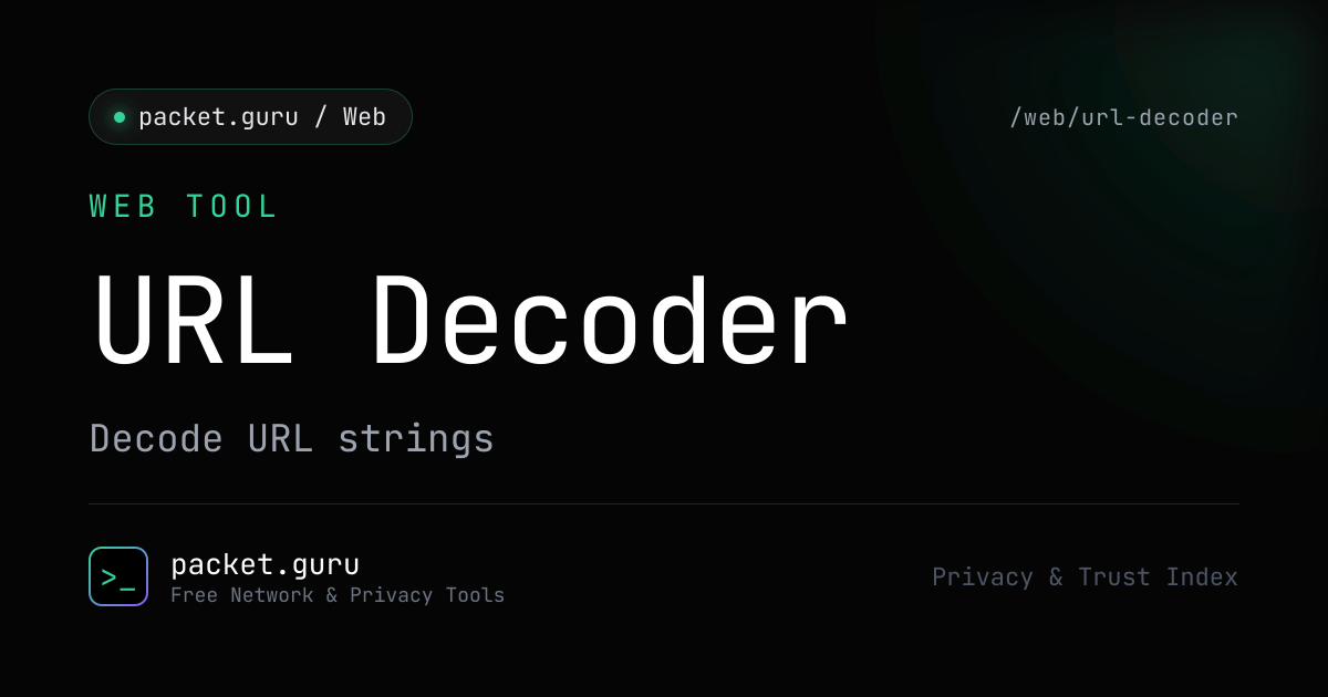 URL Decoder Online - Unescape URL Strings | packet.guru